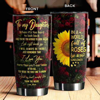 To My Daughter Tumbler - Thegiftio UK