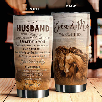 To My Husband Tumbler - Thegiftio UK