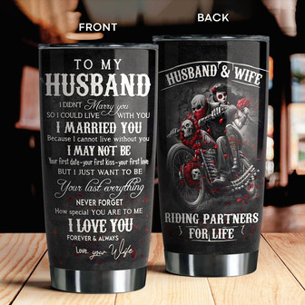 To My Husband Tumbler - Thegiftio UK