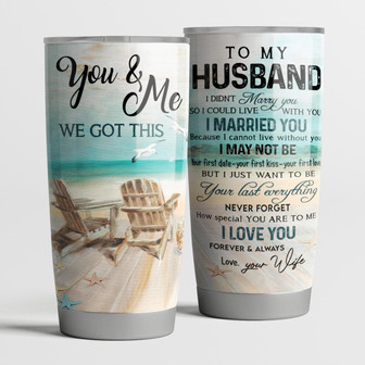 To My Husband Tumbler - Thegiftio UK