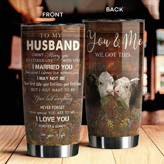 To My Husband Tumbler - Thegiftio UK