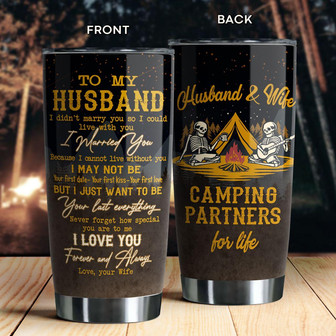 To My Husband Tumbler - Thegiftio UK