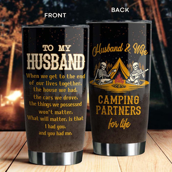 To My Husband Tumbler - Thegiftio UK