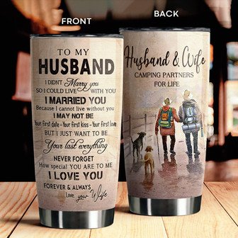 To My Husband Tumbler - Thegiftio UK