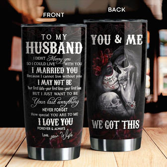To My Husband Tumbler - Thegiftio UK