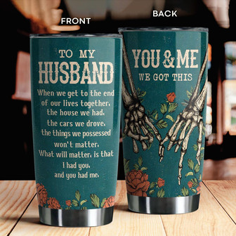 To My Husband Tumbler - Thegiftio UK