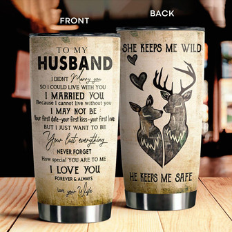 To My Husband Tumbler - Thegiftio UK