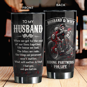 To My Husband Tumbler - Thegiftio UK