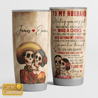 To My Husband Tumbler - Thegiftio UK
