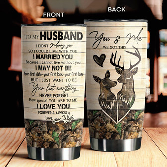 To My Husband Tumbler - Thegiftio UK
