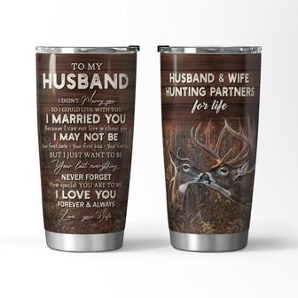 To My Husband Tumbler - Thegiftio UK