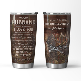 To My Husband Tumbler - Thegiftio UK