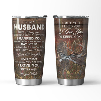 To My Husband Tumbler - Thegiftio UK
