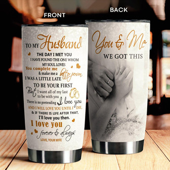 To My Husband Tumbler - Thegiftio UK