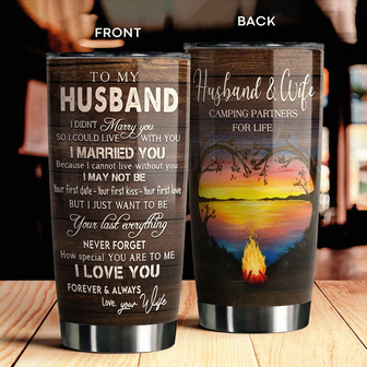 To My Husband Tumbler - Thegiftio UK