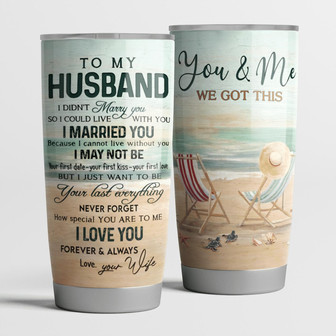 To My Husband Tumbler - Thegiftio UK