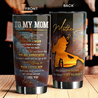 To My Mom Firefighter Tumbler - Thegiftio UK