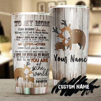 To My Mom I Love You With All My Heart Personalized Tumblerbirthday Gift Christmas Gift Mother'S Day Gift For Mom From Son Daughter - Thegiftio UK