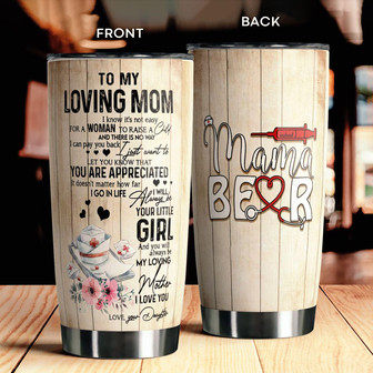 To My Mom Nurse Tumbler - Thegiftio