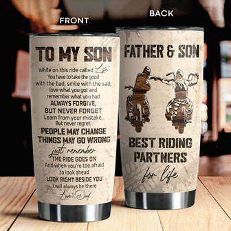 To My Son Tumbler - Thegiftio UK