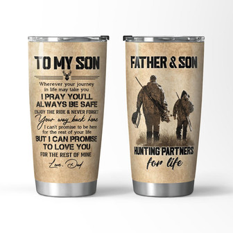 To My Son Tumbler - Thegiftio UK