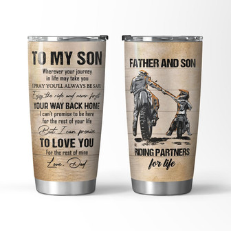 To My Son Tumbler - Thegiftio UK