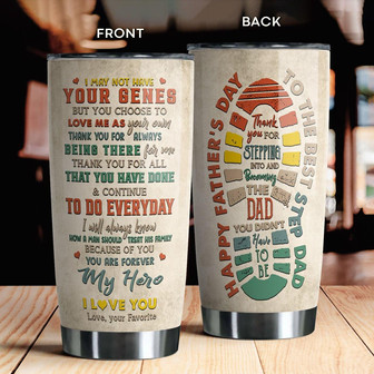 To The Best Stepdad Tumbler - Thegiftio