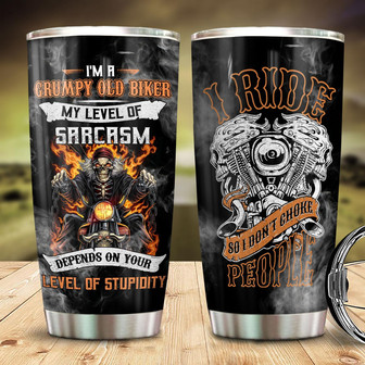 Custom Biker Tumbler - Thegiftio UK