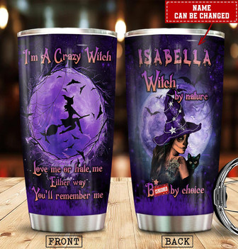Custom Crazy Witch Tumbler - Thegiftio UK