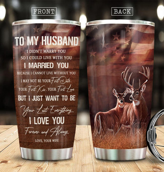 Custom Deer Couple Tumbler - Thegiftio UK