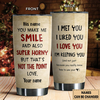 Custom Funny Tumbler For Him - Thegiftio UK