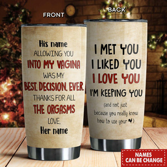 Custom Funny Tumbler For Him - Thegiftio UK