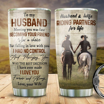 Custom Horse Couple Tumbler - Thegiftio