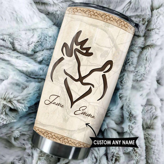 Custom Hunting Couple Tumbler - Thegiftio UK