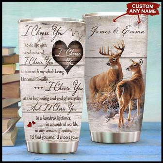 Custom Hunting Couple Tumbler - Thegiftio UK