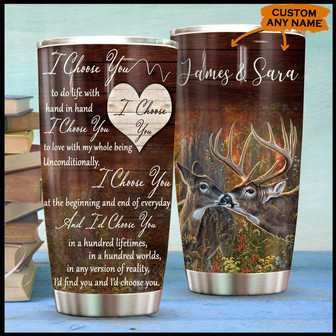 Custom Hunting Couple Tumbler - Thegiftio UK
