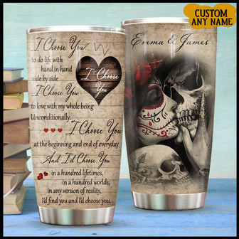 Custom Skull Tumbler - Thegiftio UK