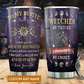Custom To My Bestie Witch Tumbler - Thegiftio UK