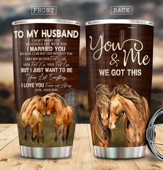 Custom To My Husband Tumbler - Thegiftio UK