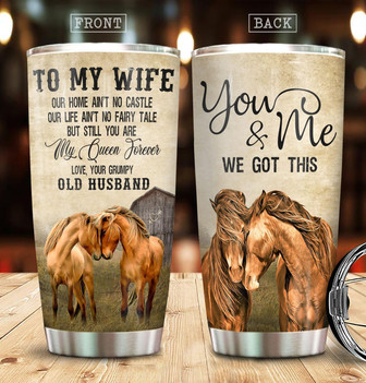 Custom To My Wife Tumbler - Thegiftio UK