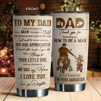 Custom Tumbler For Dad - Thegiftio UK