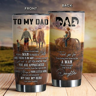 Custom Tumbler For Dad - Thegiftio UK