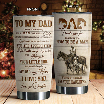 Custom Tumbler For Dad - Thegiftio UK