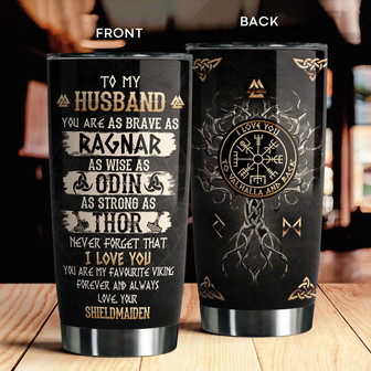 Custom Viking Couple Tumbler - Thegiftio UK