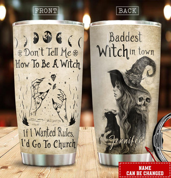 Custom Witch Tumbler - Thegiftio UK