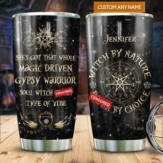 Custom Witch Tumbler - Thegiftio UK