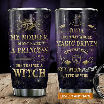 Custom Witch Tumbler - Thegiftio UK