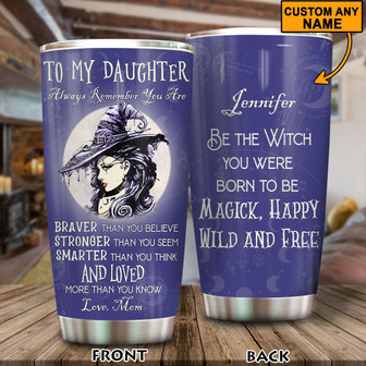 Custom Witch Tumbler - Thegiftio UK