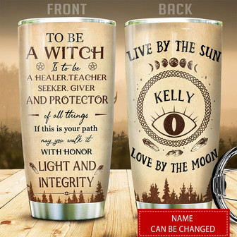 Custom Witch Tumbler - Thegiftio UK