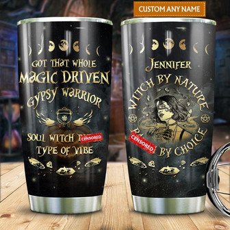 Custom Witch Tumbler - Thegiftio UK